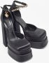 Versace Pre-owned Satin heels Black Dames - Thumbnail 4