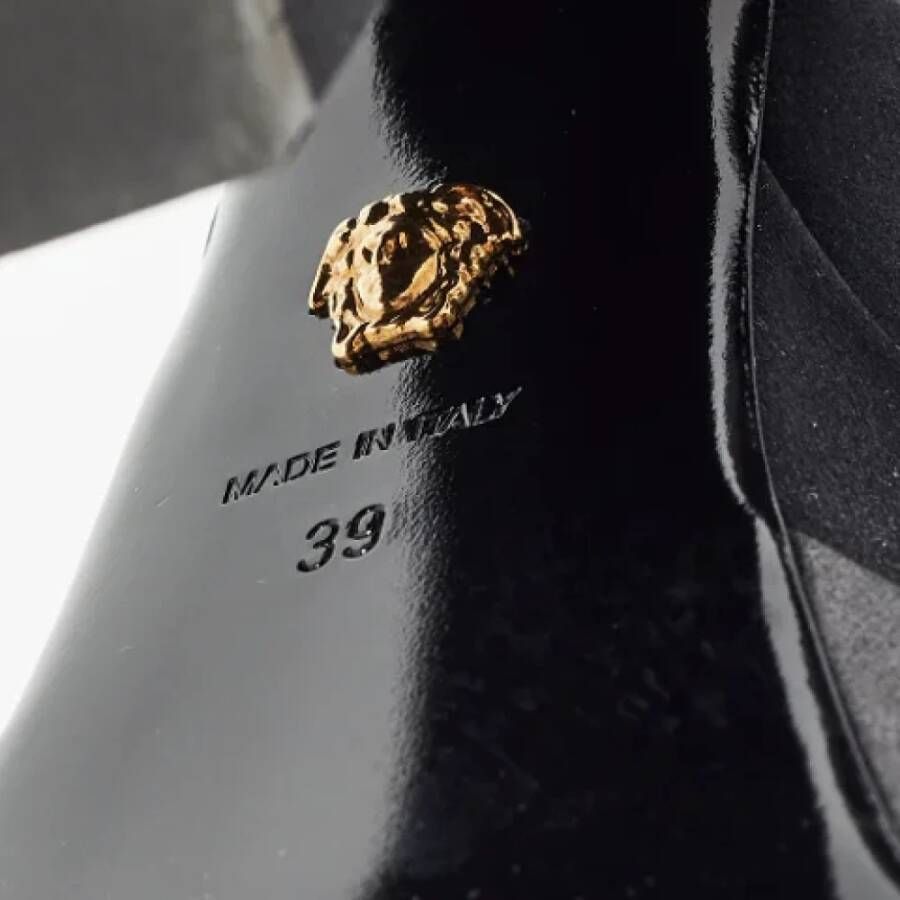 Versace Pre-owned Satin heels Black Dames