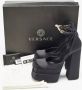 Versace Pre-owned Satin heels Black Dames - Thumbnail 9