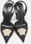 Versace Pre-owned Satin heels Black Dames - Thumbnail 3