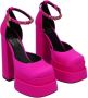 Versace Pre-owned Satin heels Pink Dames - Thumbnail 2