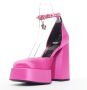 Versace Pre-owned Satin heels Pink Dames - Thumbnail 3