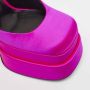 Versace Pre-owned Satin heels Purple Dames - Thumbnail 7