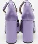 Versace Pre-owned Satin heels Purple Dames - Thumbnail 2