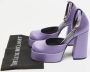 Versace Pre-owned Satin heels Purple Dames - Thumbnail 5