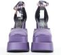 Versace Pre-owned Satin heels Purple Dames - Thumbnail 3