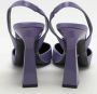 Versace Pre-owned Satin heels Purple Dames - Thumbnail 3