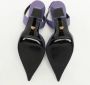 Versace Pre-owned Satin heels Purple Dames - Thumbnail 4