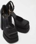 Versace Pre-owned Satin sandals Black Dames - Thumbnail 4