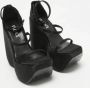 Versace Pre-owned Satin sandals Black Dames - Thumbnail 4