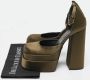 Versace Pre-owned Satin sandals Green Dames - Thumbnail 9