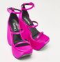 Versace Pre-owned Satin sandals Pink Dames - Thumbnail 4