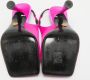 Versace Pre-owned Satin sandals Pink Dames - Thumbnail 4