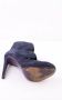 Versace Pre-owned Suede heels Blue Dames - Thumbnail 5