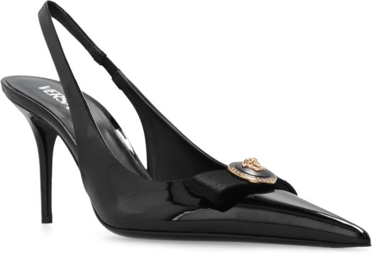 Versace Pumps met Medusa-hoofd Black Dames