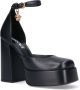 Versace Zwarte pumps van kalfsleer met Medusa-details Zwart Dames - Thumbnail 2