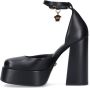 Versace Zwarte pumps van kalfsleer met Medusa-details Zwart Dames - Thumbnail 3