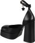Versace Zwarte pumps van kalfsleer met Medusa-details Zwart Dames - Thumbnail 10