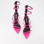 Versace Pumps van leer met enkelbandjes Pink Dames - Thumbnail 11