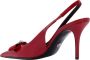 Versace Rode Stiletto Pumps met La Medusa Detail Red Dames - Thumbnail 3