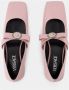 Versace Loafers & ballerina schoenen Ballerinas Leather Pink in roze - Thumbnail 5