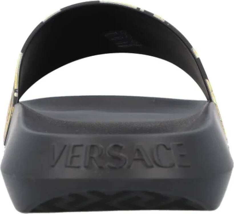 Versace Rubber sandals Black Heren