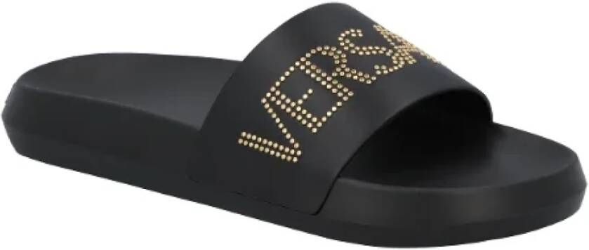 Versace Rubber sandals Black Heren