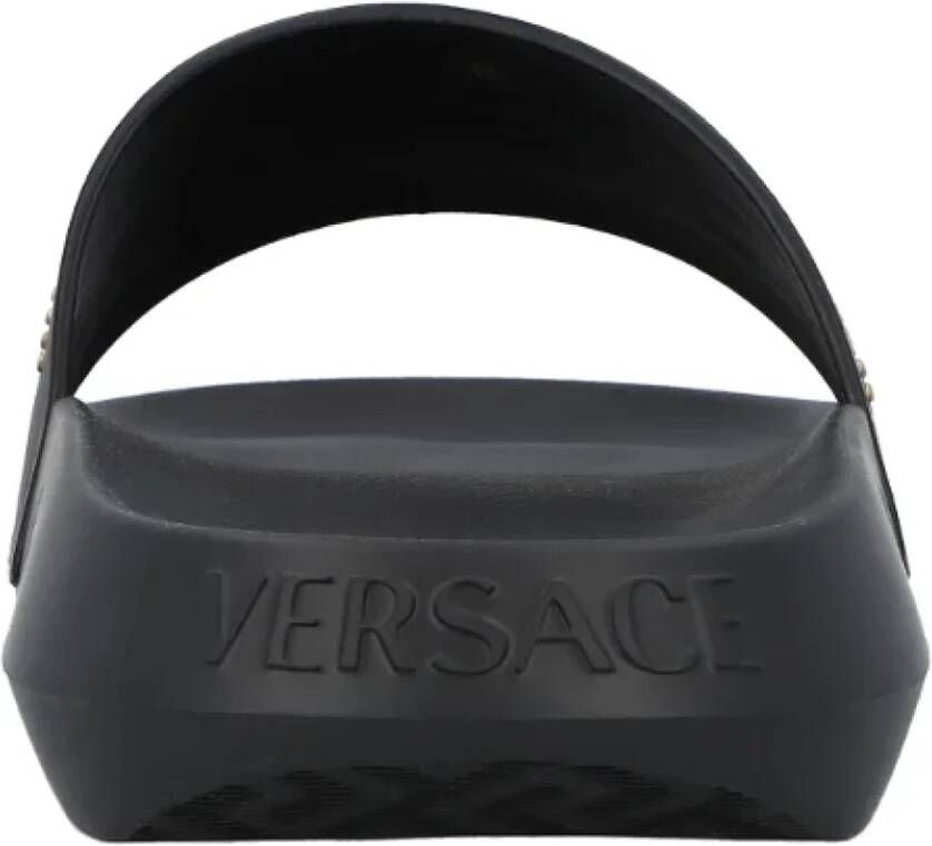 Versace Rubber sandals Black Heren