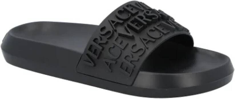 Versace Rubber sandals Black Heren