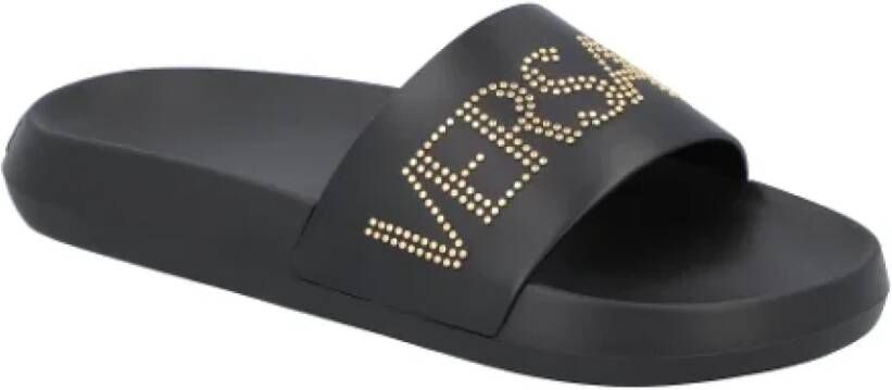 Versace Rubber sandals Black Heren