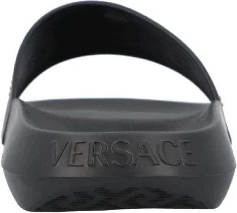 Versace Rubber sandals Black Heren