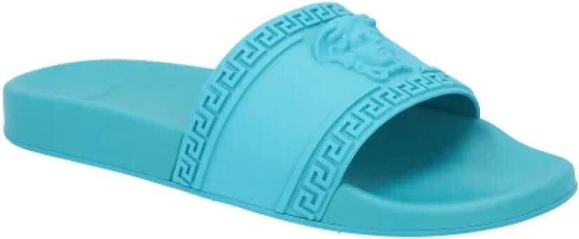 Versace Rubber sandals Blue Heren