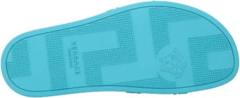 Versace Rubber sandals Blue Heren