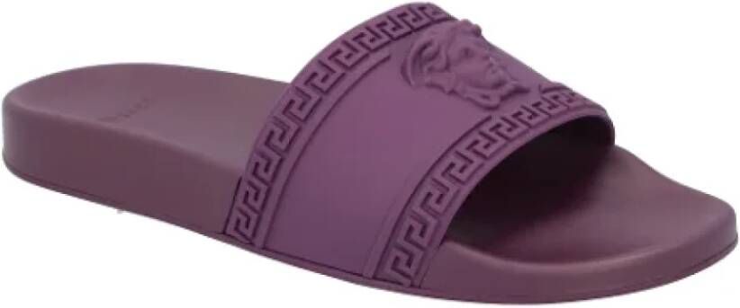 Versace Rubber sandals Purple Heren