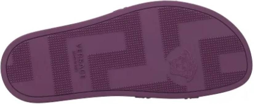 Versace Rubber sandals Purple Heren