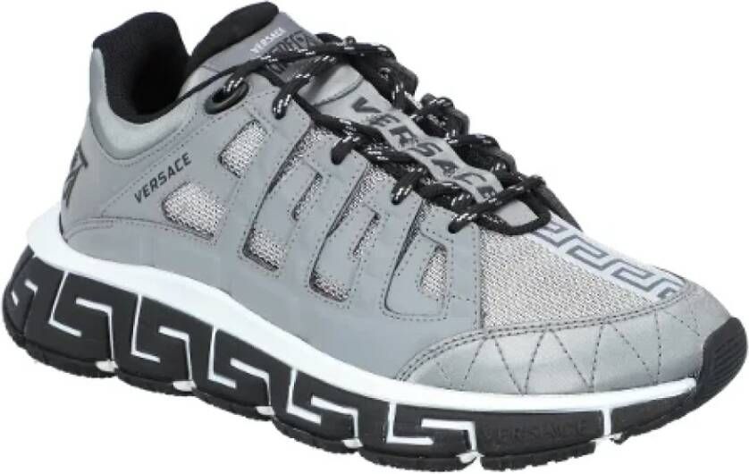 Versace Rubber sneakers Gray Heren