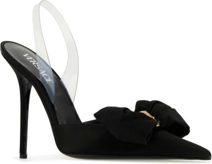 Versace Satin Alia Pumps Black Dames