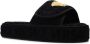 Versace Embossed Logo Platform Slides Zwart Heren - Thumbnail 4