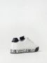 Versace Jeans Couture Witte Leren Sneakers met Logodetails White Heren - Thumbnail 3