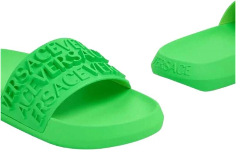 Versace Sliders Groen Heren