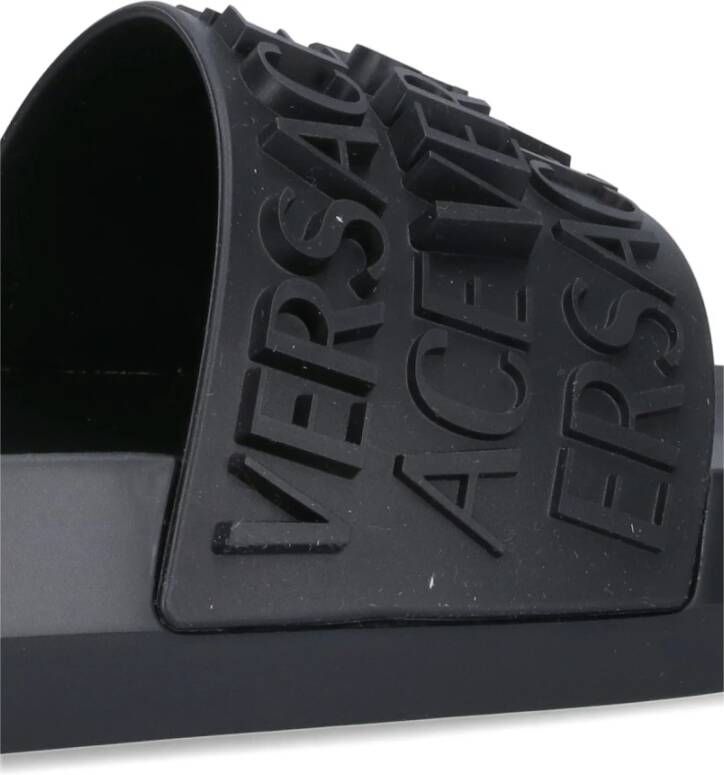 Versace Sliders Zwart Heren