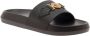 Versace Goudkleurige Medusa Open Teen Slides Black Heren - Thumbnail 11