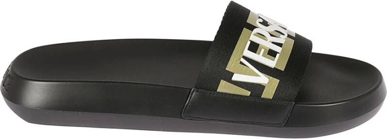 Versace Sliders Zwart Heren