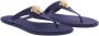 Versace Rubberen zwembadsandalen voor dames Blue Dames - Thumbnail 4