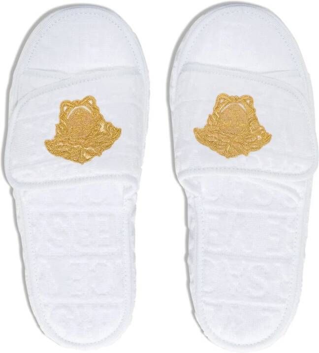 Versace Slippers Wit Unisex