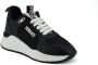 Versace Zwarte en witte kalfsleren sneakers Black Dames - Thumbnail 2