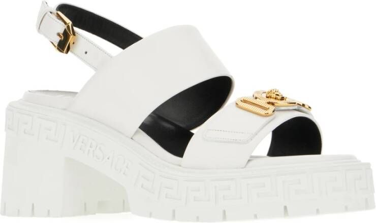 Versace Stijlvolle Sandalen voor Zomerse Dagen White Dames