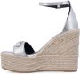 Versace Wig Espadrilles voor Vrouwen Gray Dames - Thumbnail 3