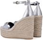 Versace Wig Espadrilles voor Vrouwen Gray Dames - Thumbnail 4