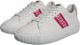 Versace Wit Roze Leren Sneakers met Logo White Heren - Thumbnail 3